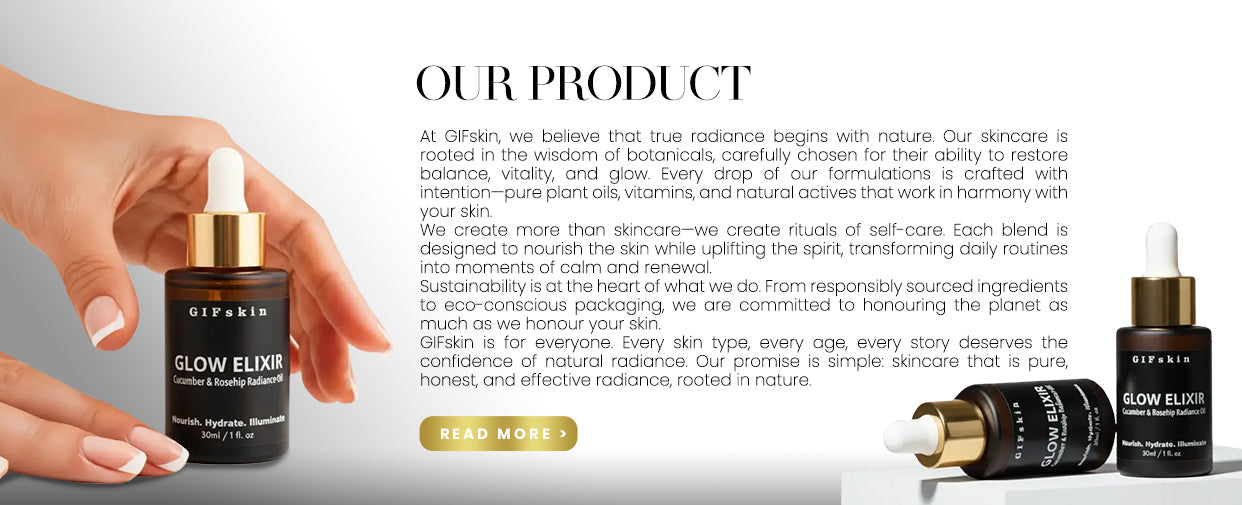 GIFskin Glow Elixir – Radiance Facial Oil | Hydrating Natural Skincare